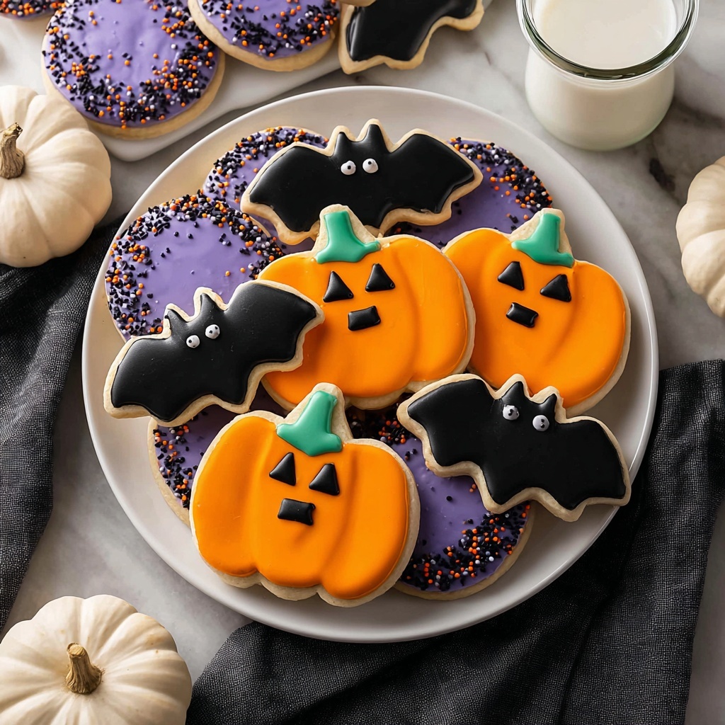 No-Spread Halloween Sugar Cookies Recipe - Recipe Image