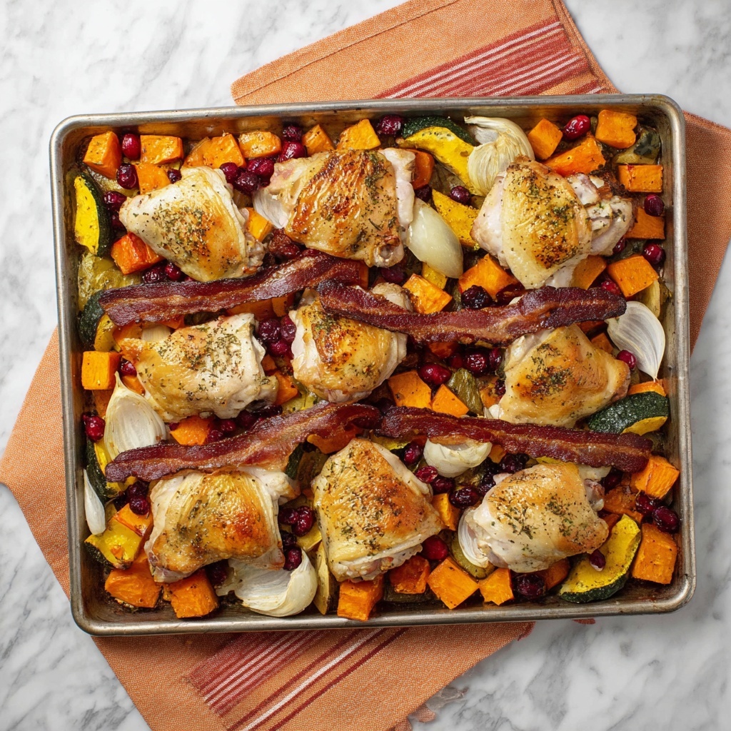 One Pan Fall Harvest Chicken Dinner Recipe - Recipe Image