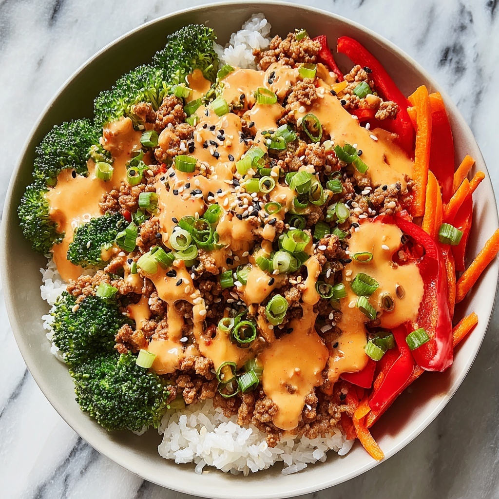 Bang Bang Ground Turkey Rice Bowls Recipe - Recipe Image