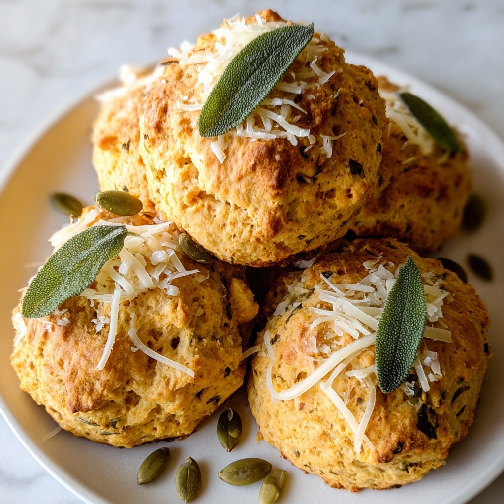 Savory Pumpkin Parmesan Scones Recipe - Recipe Image
