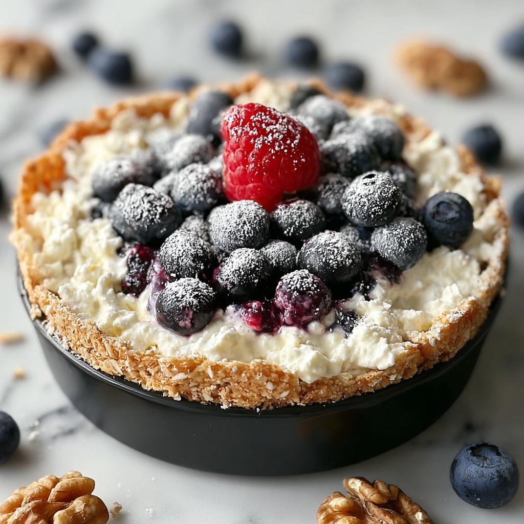 Blueberry Cottage Cheese Breakfast Bake Recipe - Recipe Image