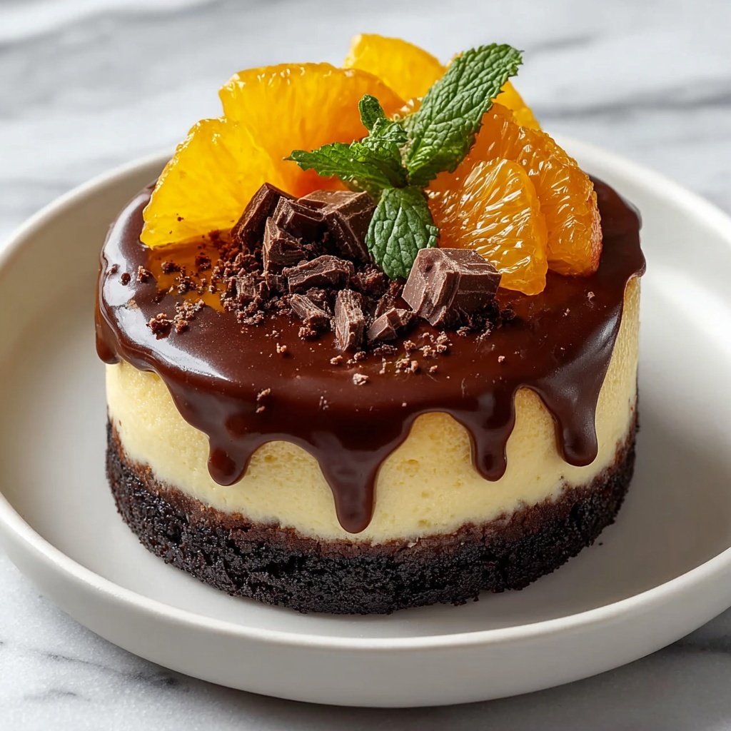 Chocolate Orange Cheesecake Recipe - Recipe Image
