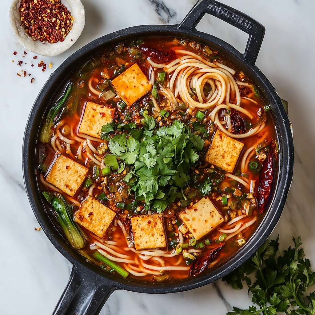 Chilli Tofu Noodles Recipe - Recipe Image