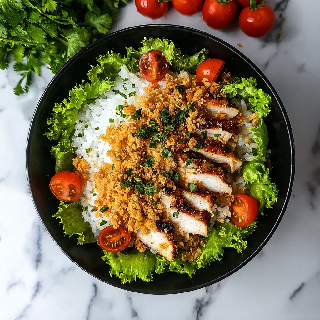 Chicken Caesar Crispy Rice Salad Recipe - Recipe Image