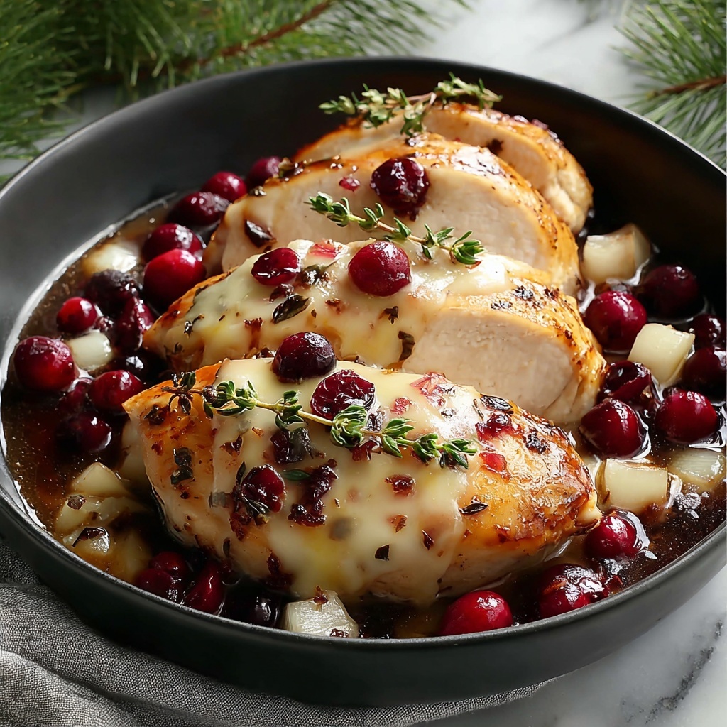 Impressive Cranberry Brie Stuffed Chicken: A Flavorful Showstopper Recipe - Recipe Image