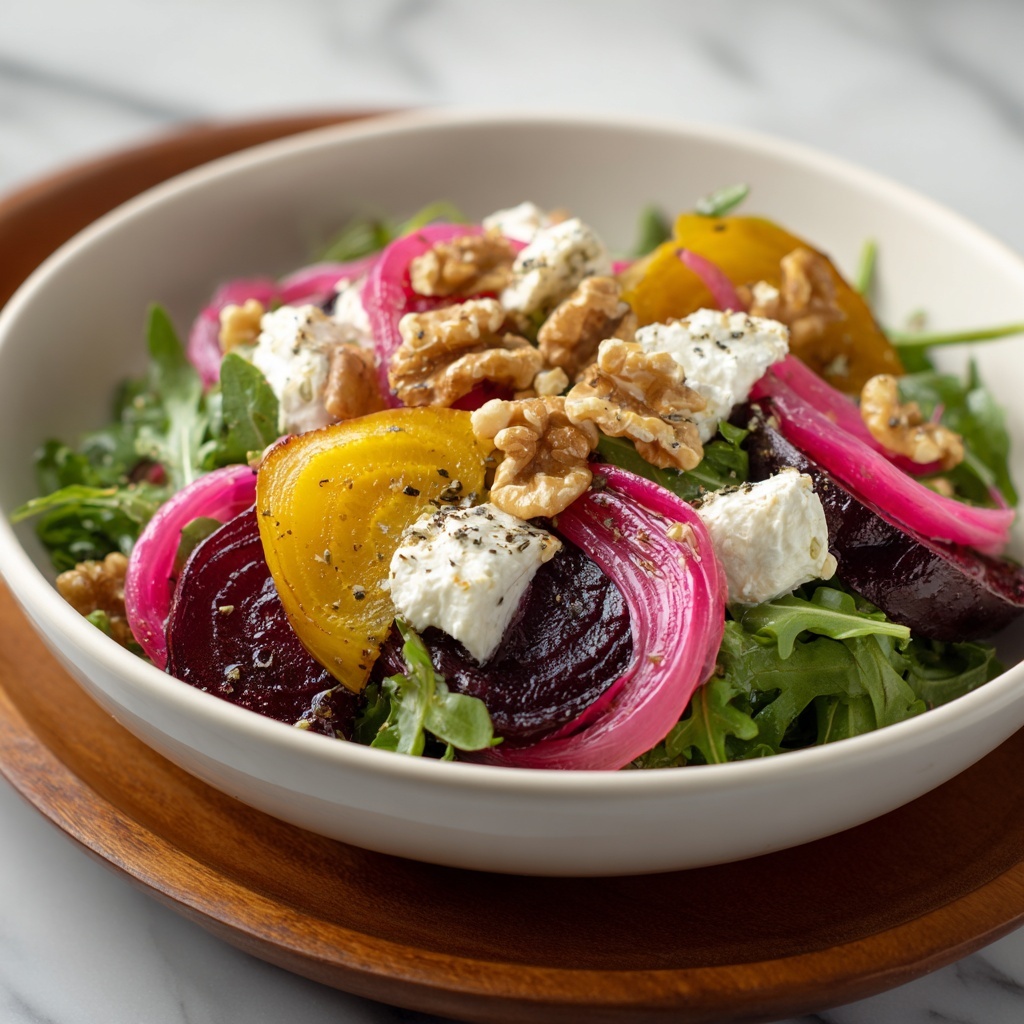 Roasted Beet & Goat Cheese Salad Recipe - Recipe Image