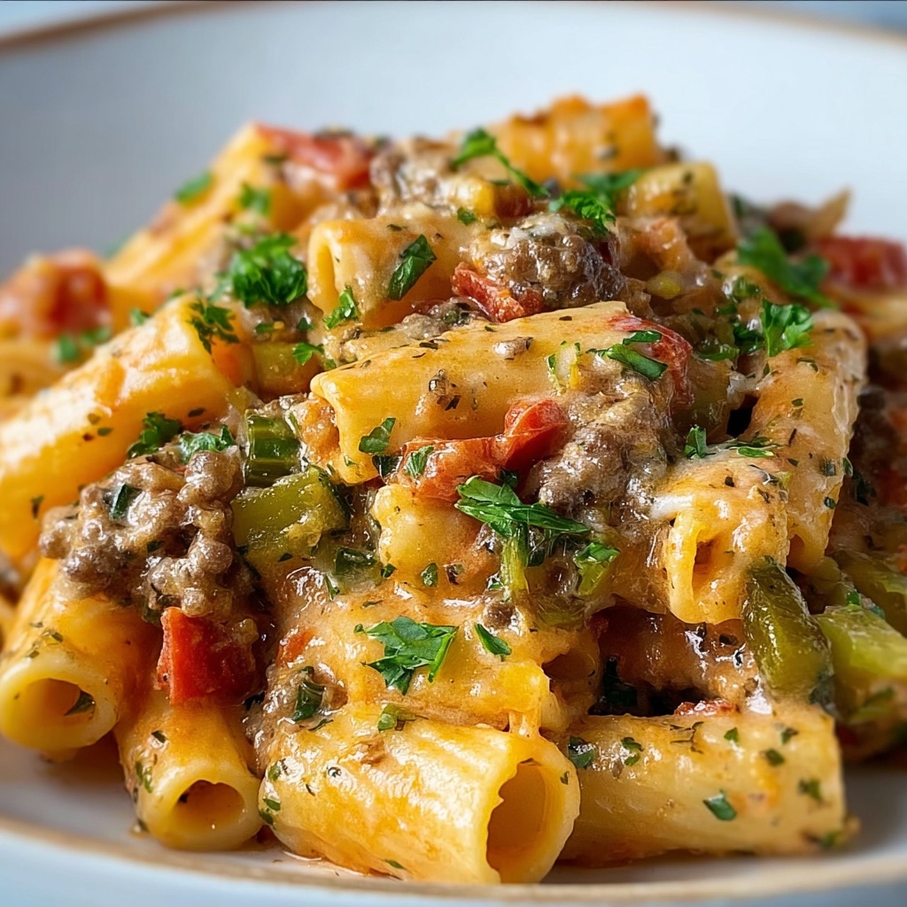 Rotel Pasta with Velveeta and Cajun Seasonings Recipe - Recipe Image
