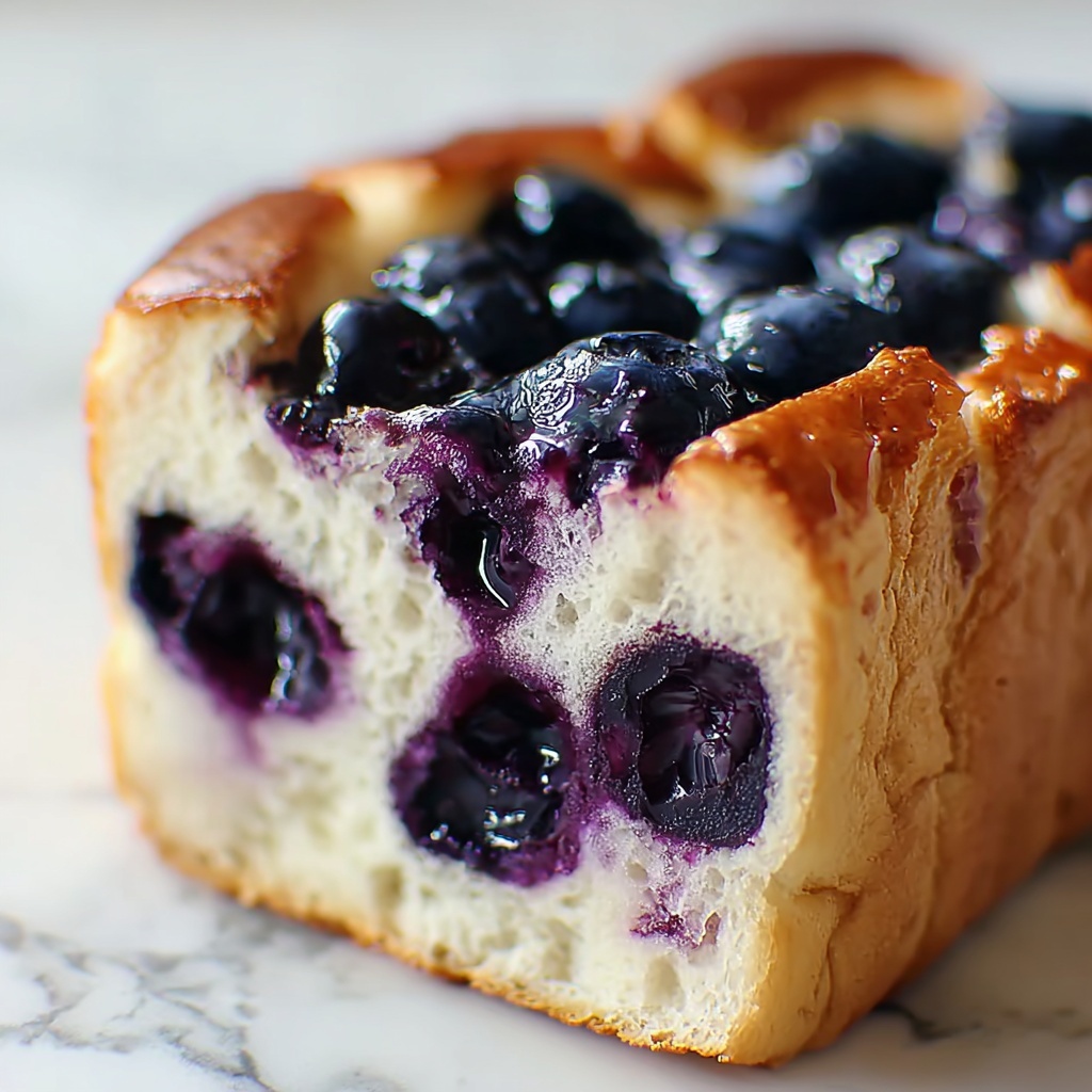 Christmas Blueberry Cream Cheese Bread Recipe - Recipe Image