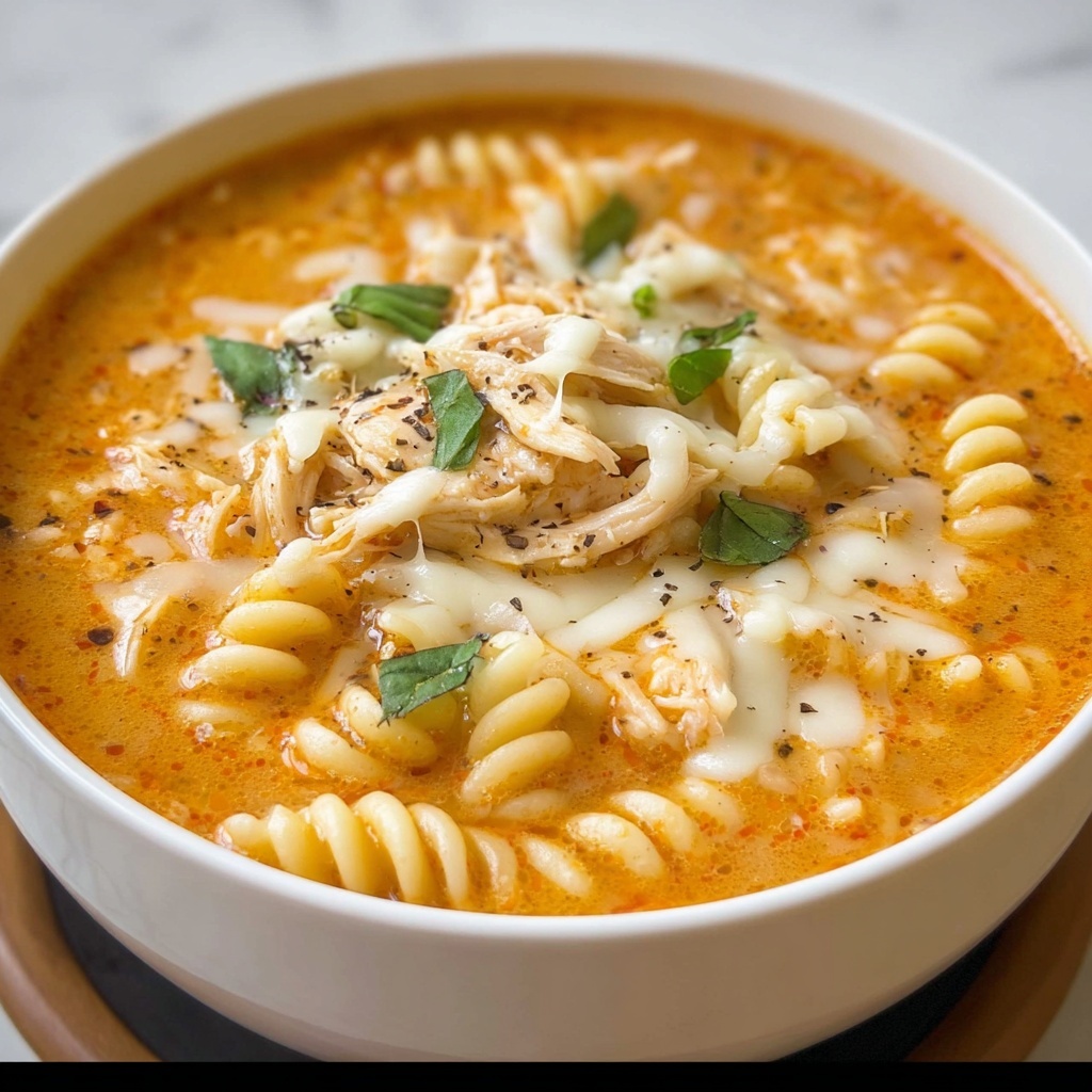 Crockpot Chicken Parmesan Soup Recipe - Recipe Image
