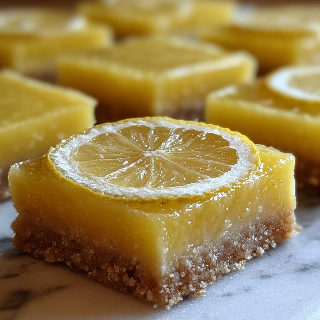 Lemon Delight Bars Recipe - Recipe Image