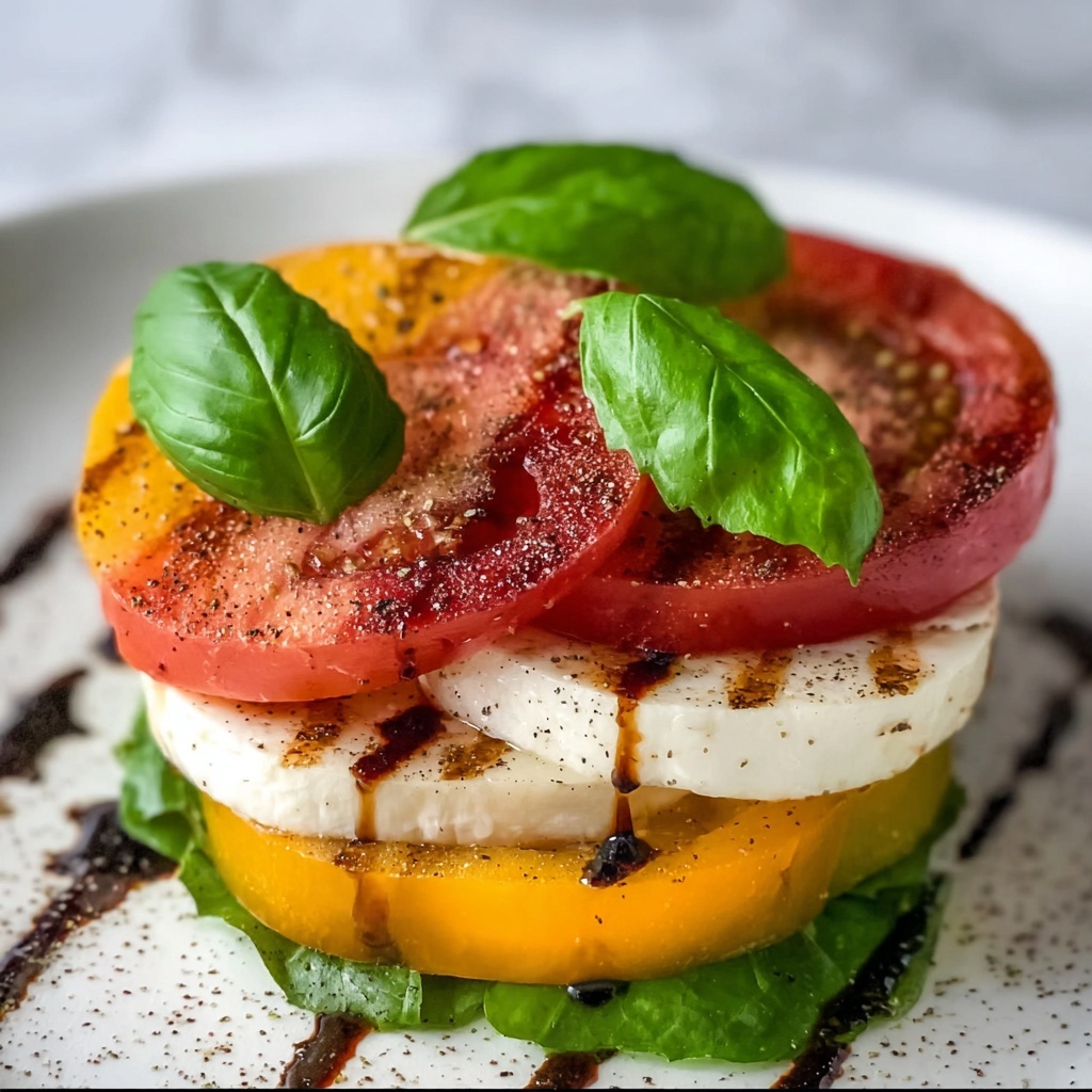 Peach Caprese Salad Recipe - Recipe Image