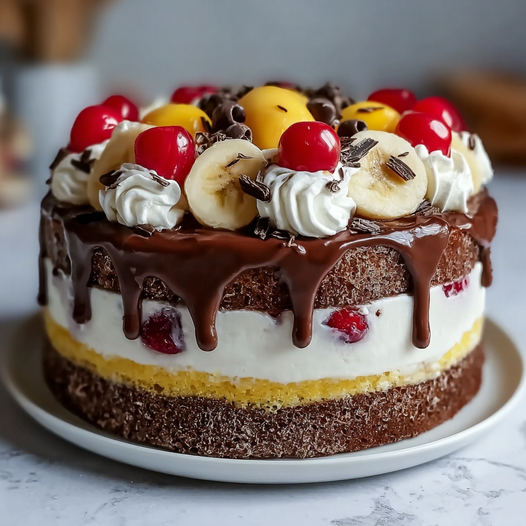 Banana Split Cake Recipe - Recipe Image