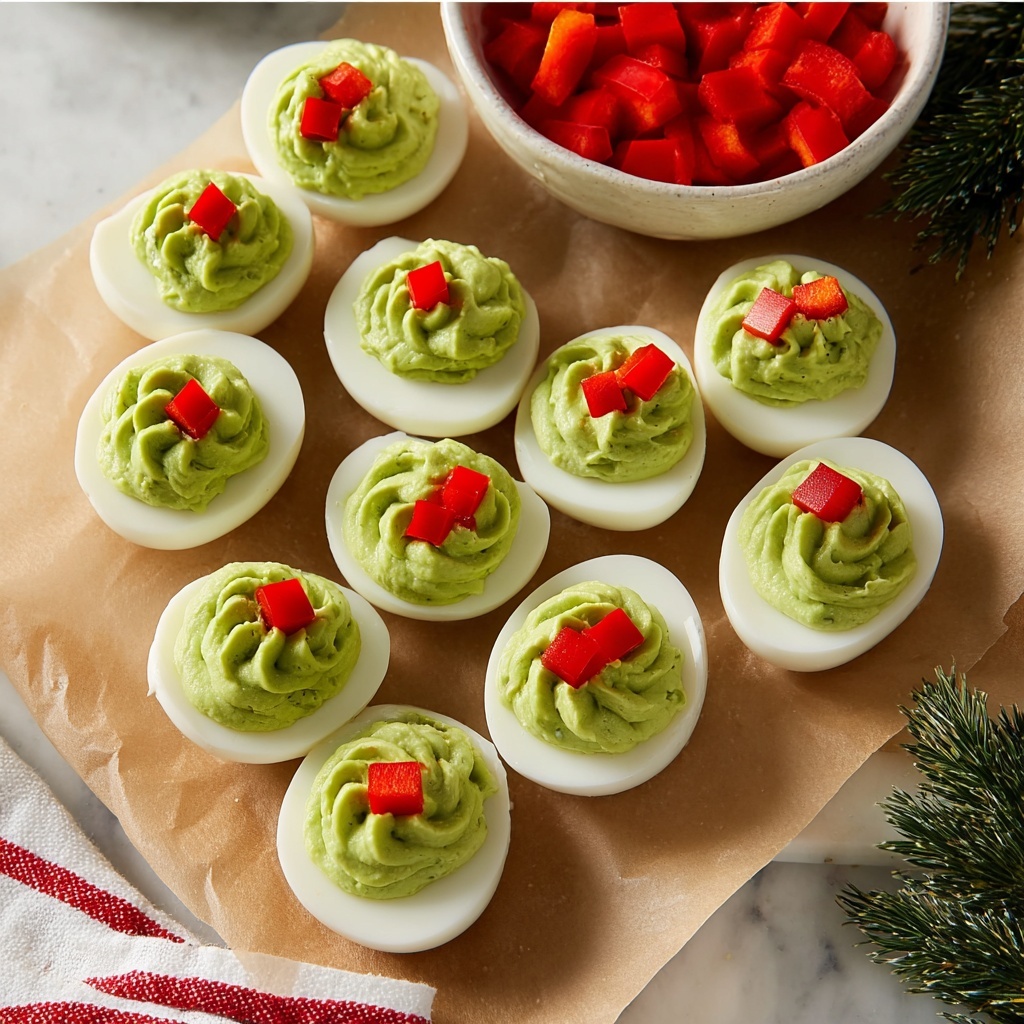 Christmas Deviled Eggs Recipe - Recipe Image