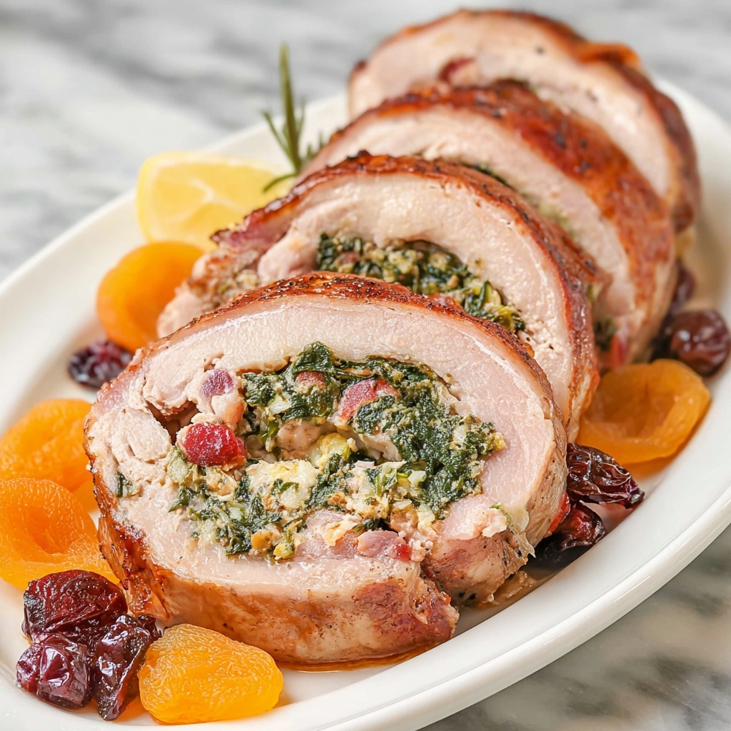 Stuffed Pork Tenderloin with Balsamic Glaze Recipe - Recipe Image