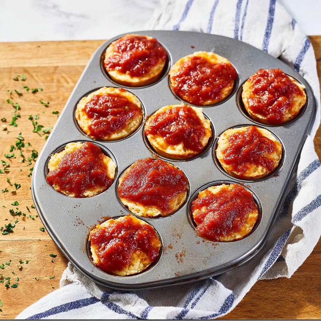 Turkey Veggie Meatloaf Muffins Recipe - Recipe Image