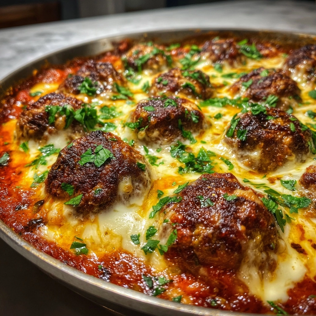 Meatball Casserole Recipe - Recipe Image