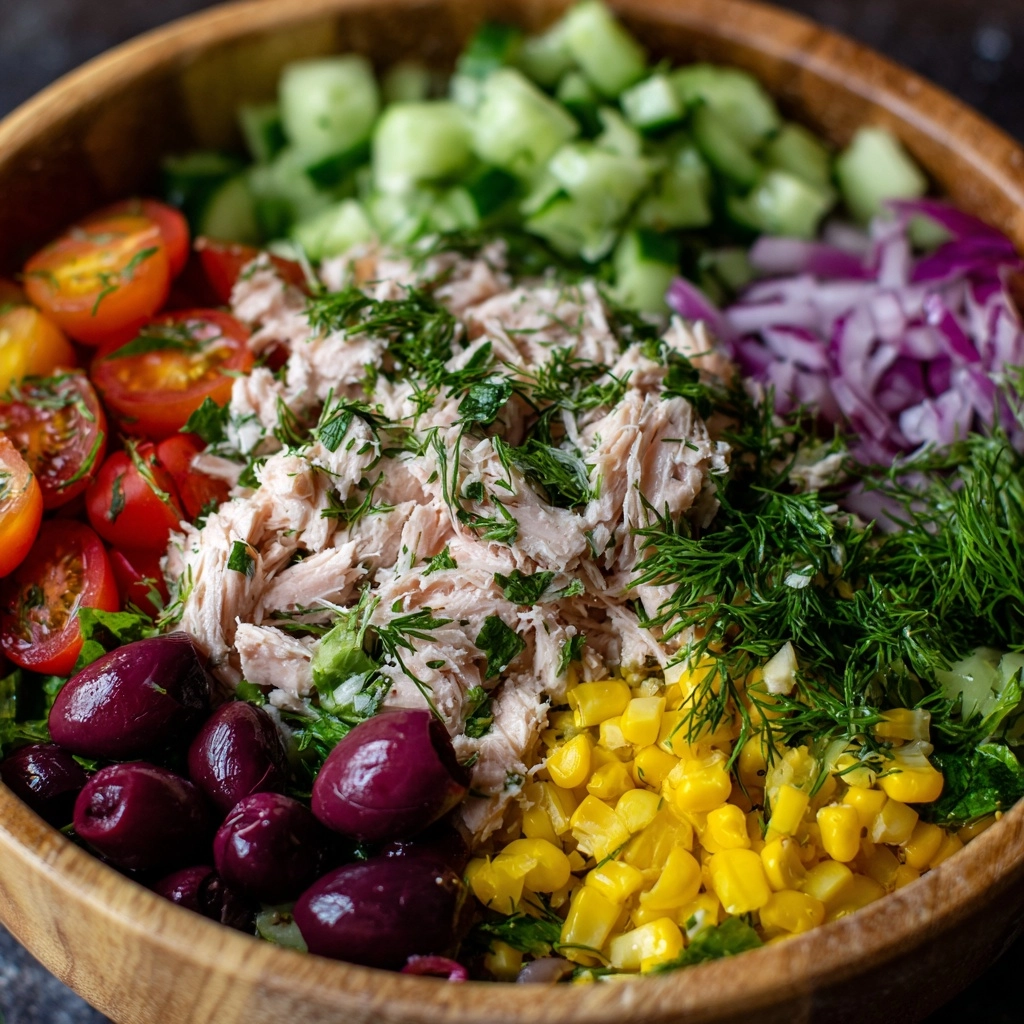 Mediterranean Tuna Salad Recipe - Recipe Image