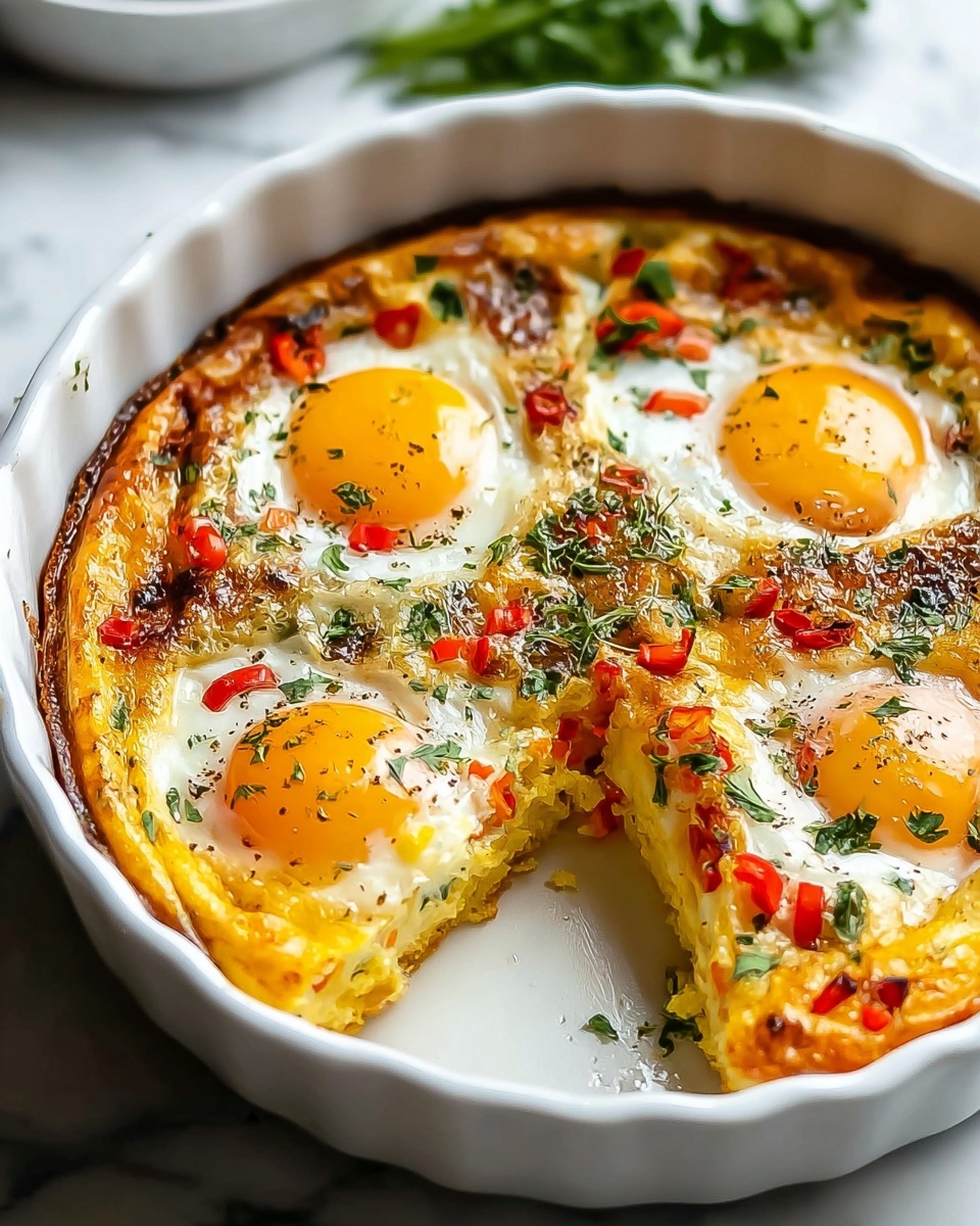 Baked Feta Eggs Recipe - Recipe Image