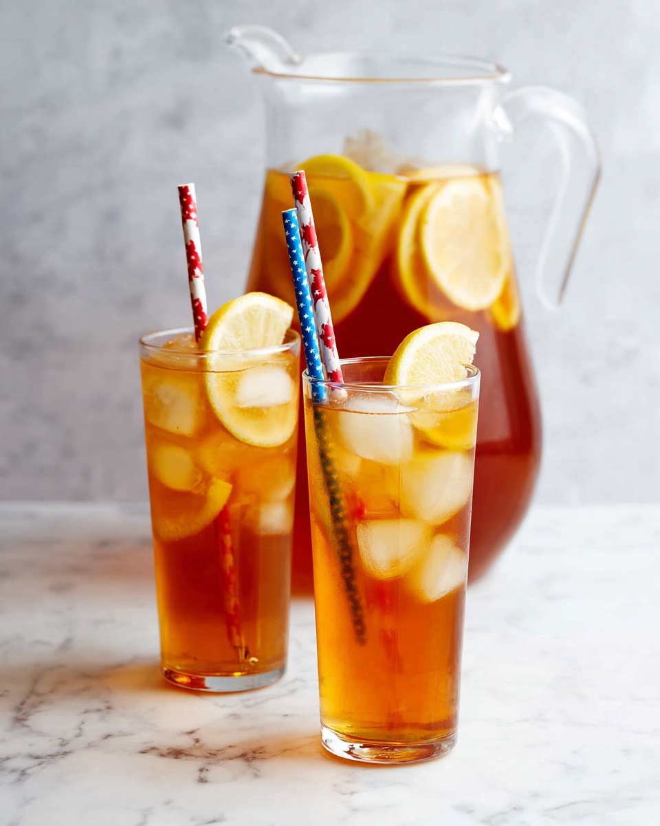 Sweet Tea Recipe with Lemon and Ice Recipe - Recipe Image