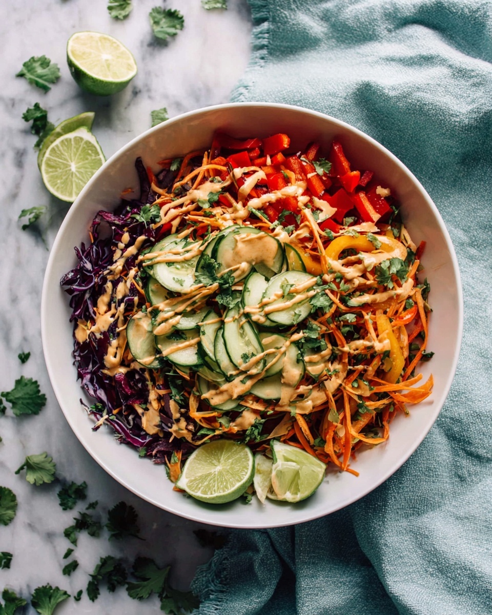 Spiralized Thai Salad Recipe - Recipe Image