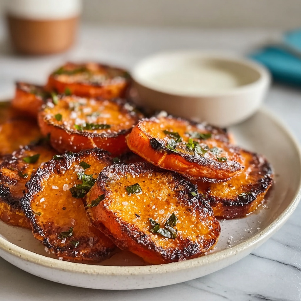 Crispy Smashed Sweet Potatoes Recipe - Recipe Image