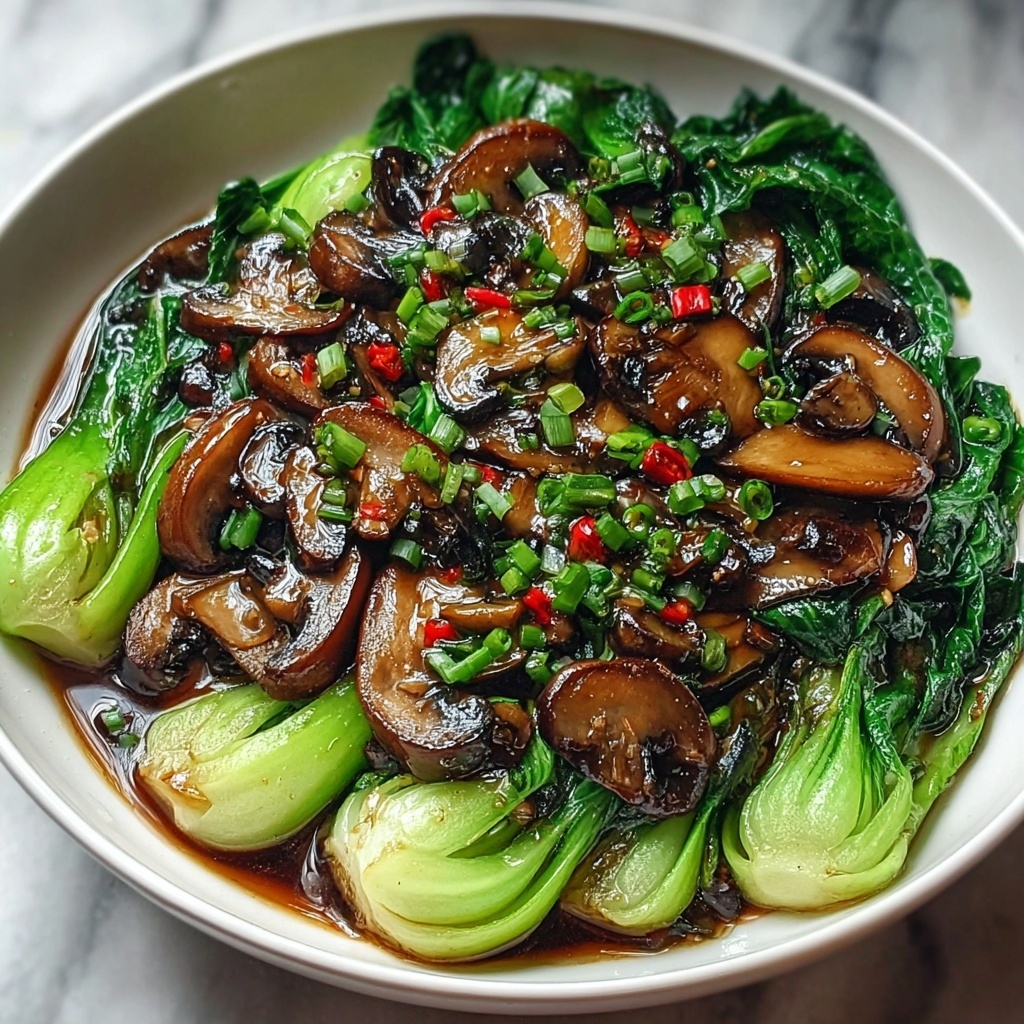 Bok Choy and Mushroom Stir Fry Recipe - Recipe Image
