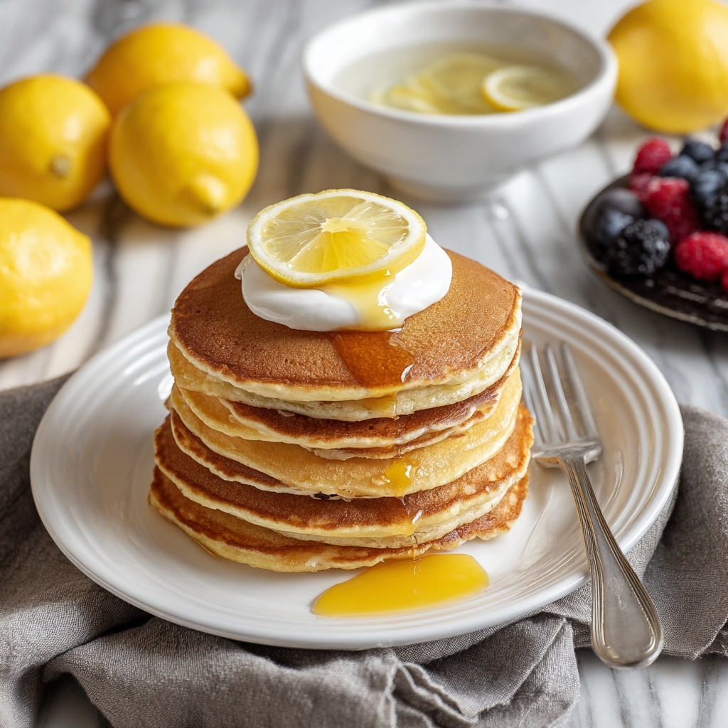 Lemon Ricotta Pancakes Recipe - Recipe Image