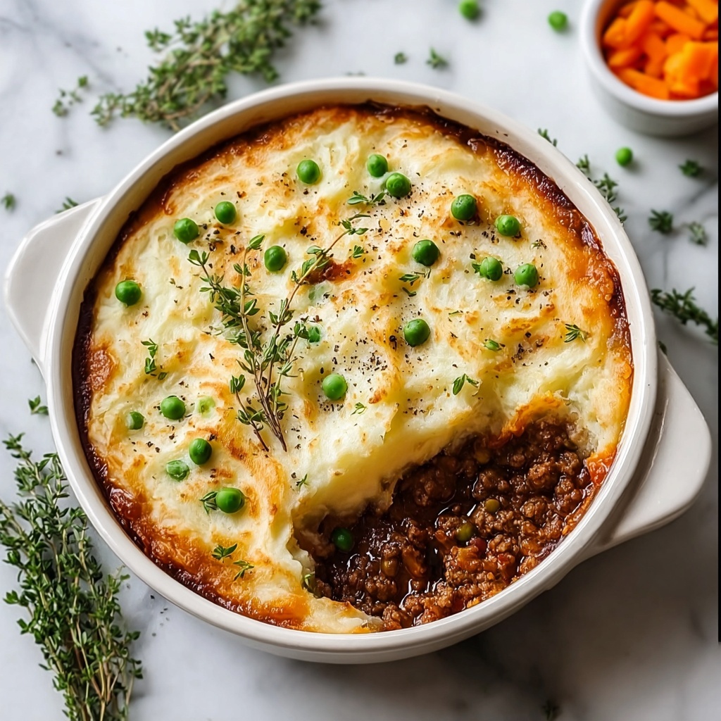 Classic Shepherd’s Pie with Ground Lamb and Veggies Recipe - Recipe Image