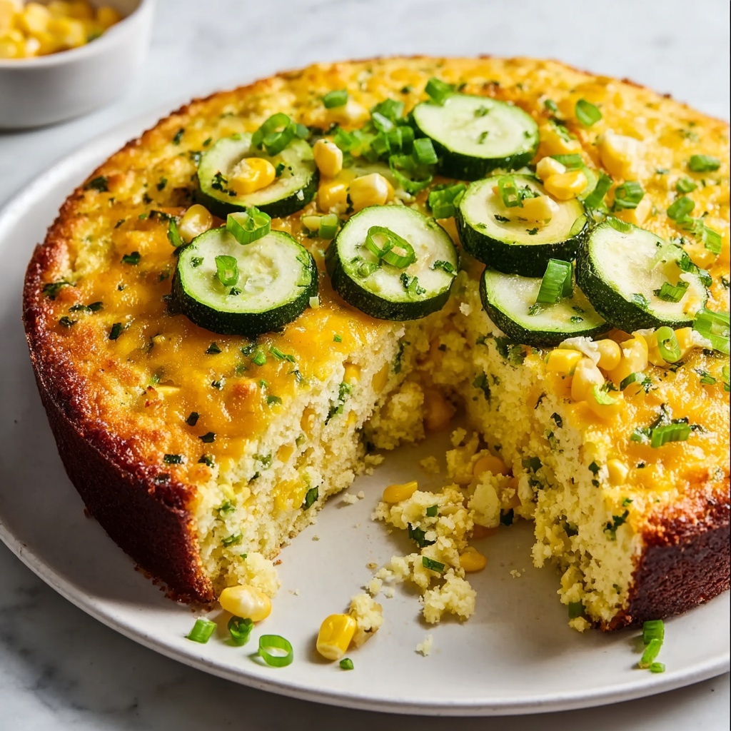 Zucchini Cornbread Casserole Recipe - Recipe Image