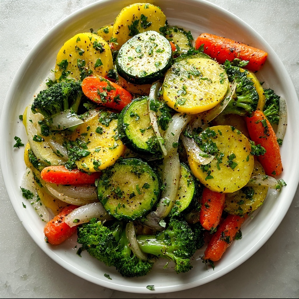 Garlic Butter Sautéed Garden Vegetables Recipe - Recipe Image