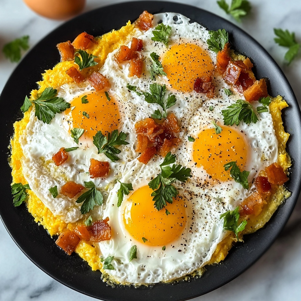 Cottage Cheese Egg Bake with Cheddar, Bell Peppers, and Green Onions Recipe - Recipe Image