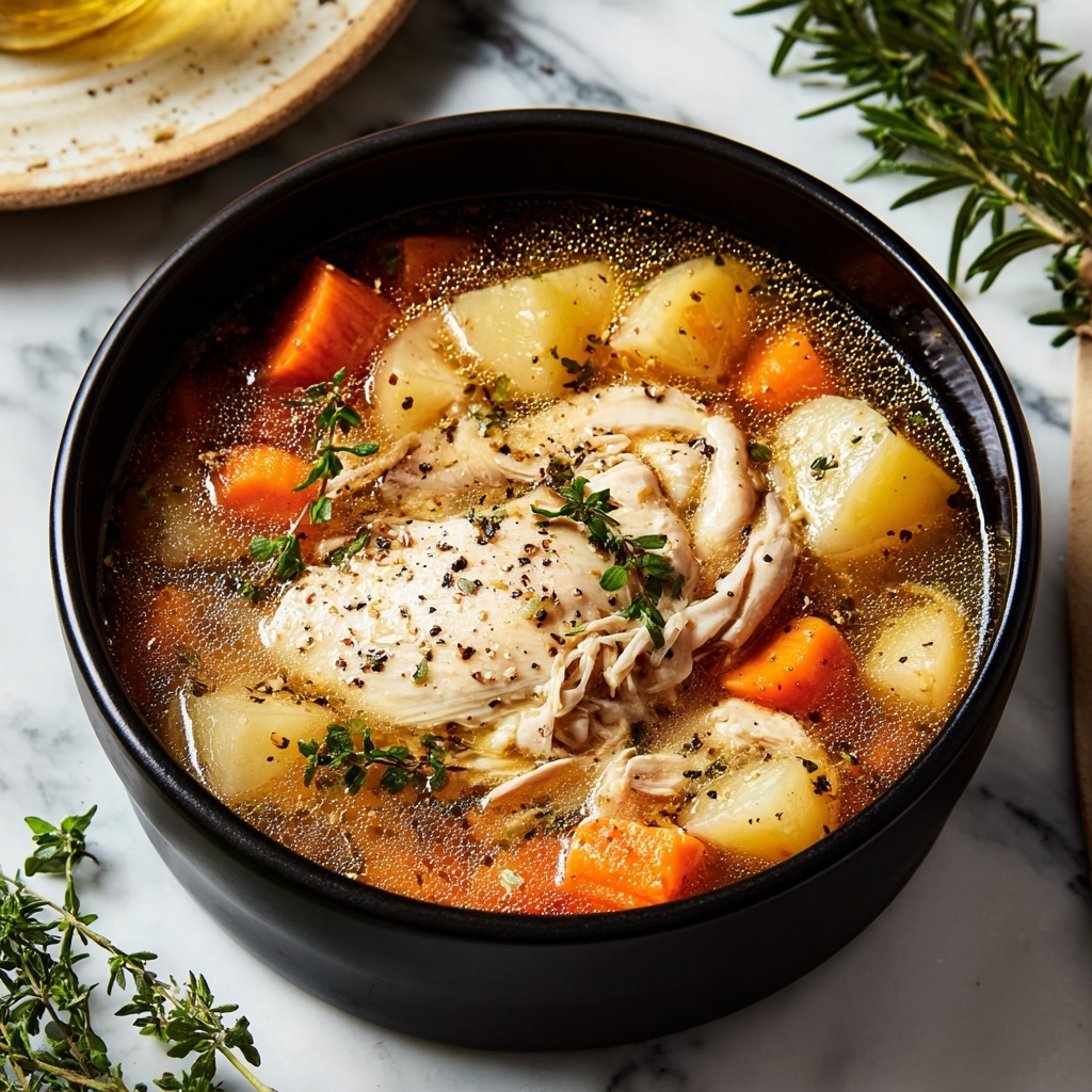 Slow Cooker Chicken with Ranch and Brown Gravy Recipe - Recipe Image