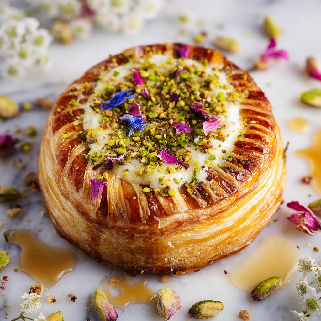 Garden Party Baked Brie Tart Recipe - Recipe Image