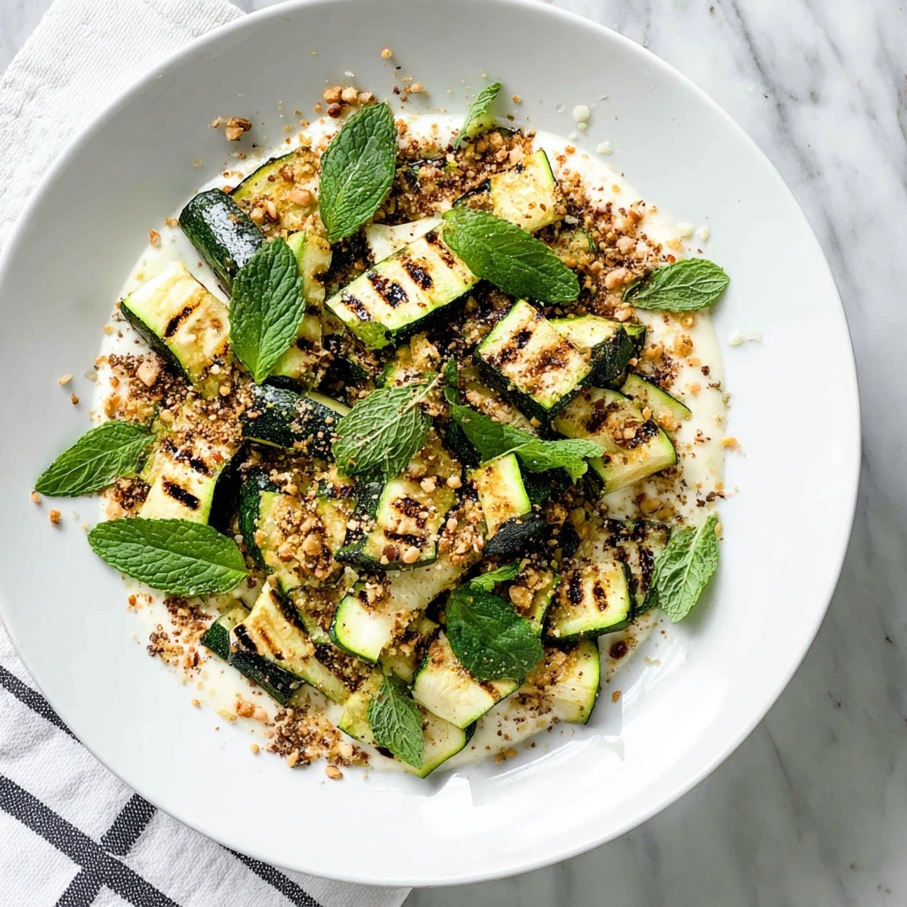 Grilled Zucchini with Mint Yogurt and Dukkah Recipe - Recipe Image