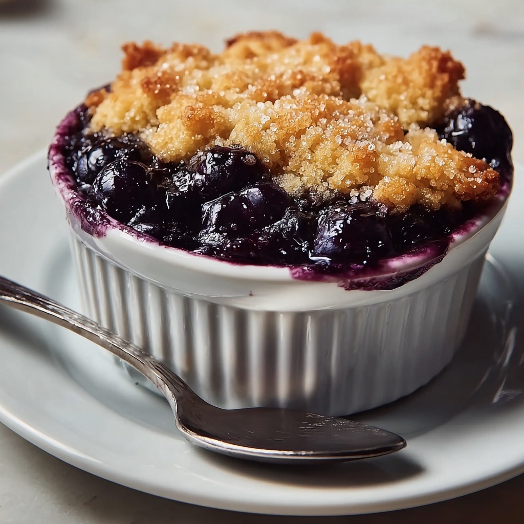 Christmas Blueberry Dump Cake Recipe - Recipe Image