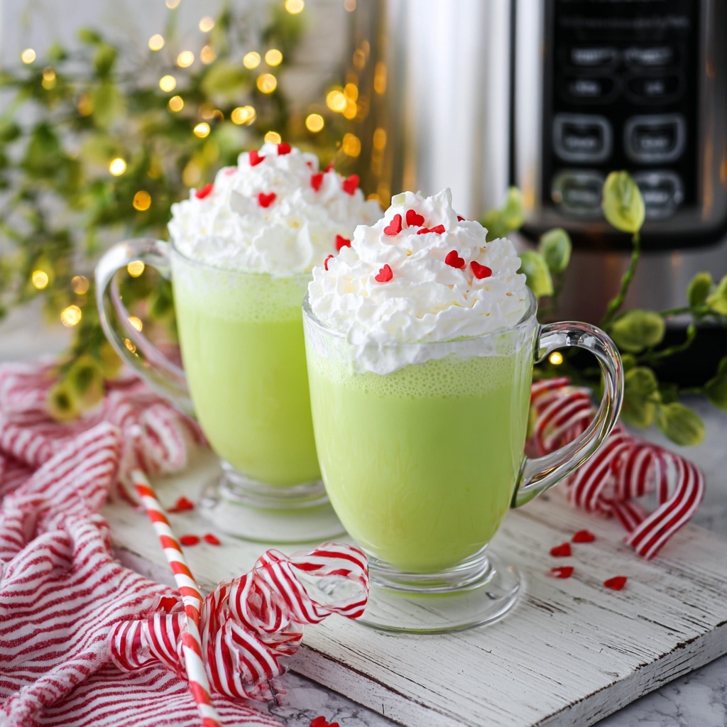 Slow Cooker Grinch Hot Cocoa Recipe - Recipe Image