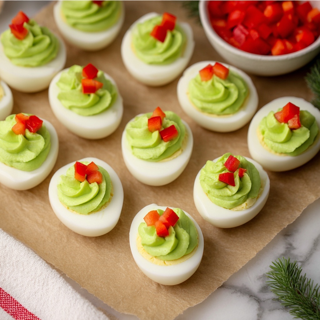 Christmas Deviled Eggs Recipe - Recipe Image