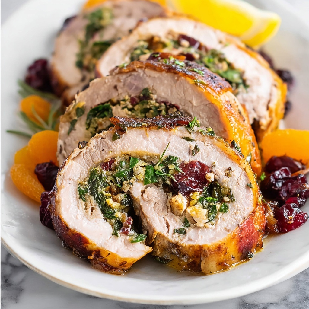 Stuffed Pork Tenderloin with Balsamic Glaze Recipe - Recipe Image