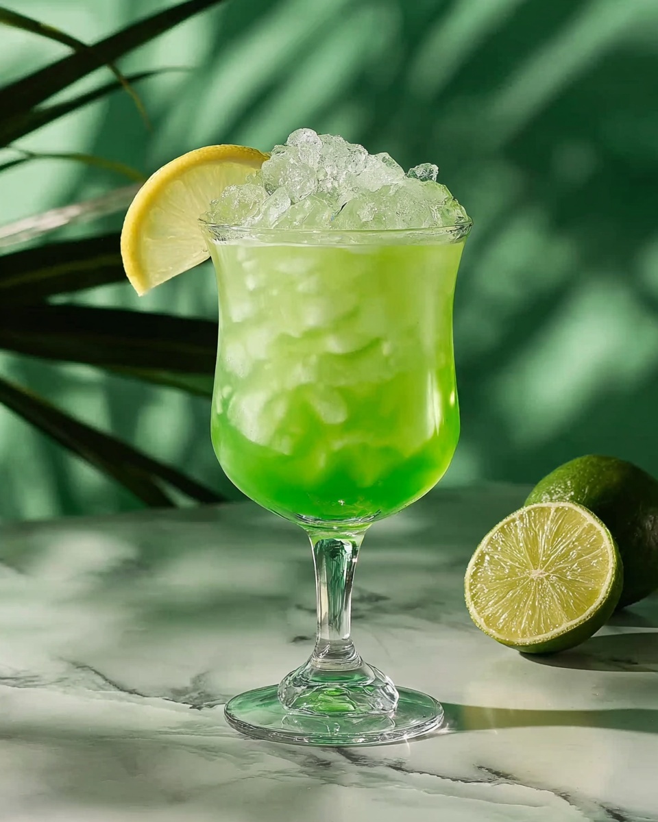 Green Gator Cocktail – A Refreshing Tropical Delight Recipe - Recipe Image