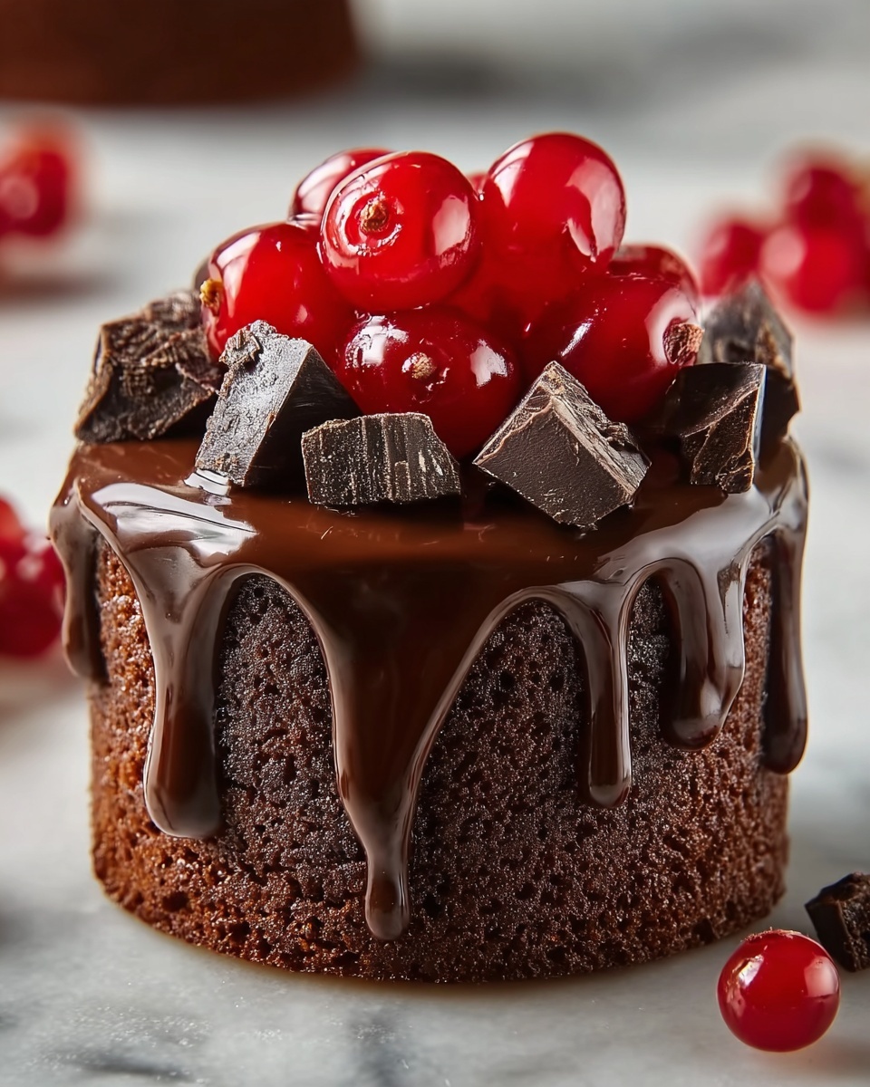 Chocolate Mini Cakes with Rich Fudge Frosting Recipe - Recipe Image