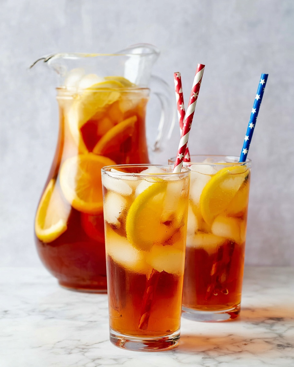 Sweet Tea Recipe with Lemon and Ice Recipe - Recipe Image
