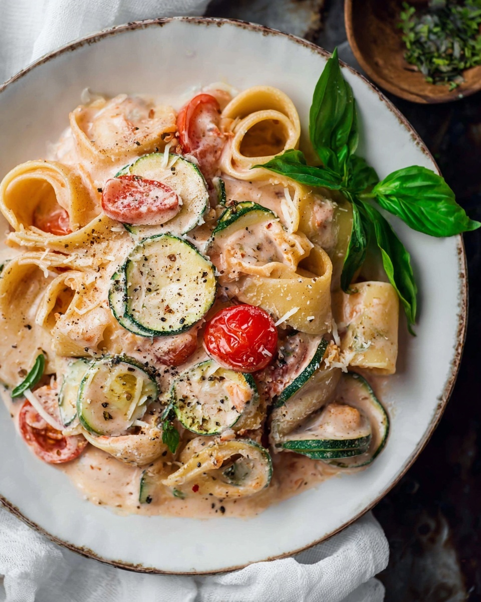 Summer Vegetable Pappardelle with Roasted Radishes and Basil Recipe - Recipe Image