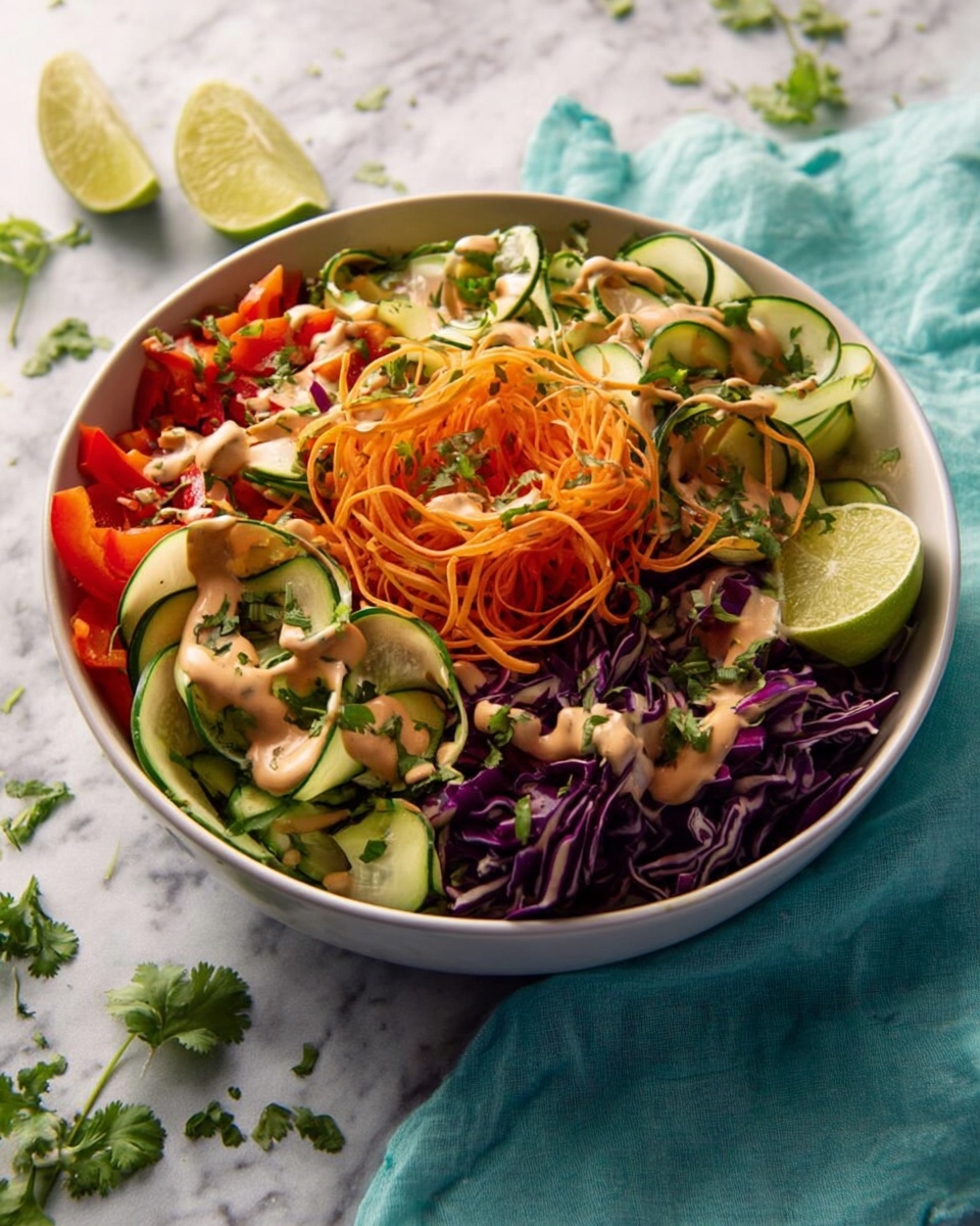 Spiralized Thai Salad Recipe - Recipe Image
