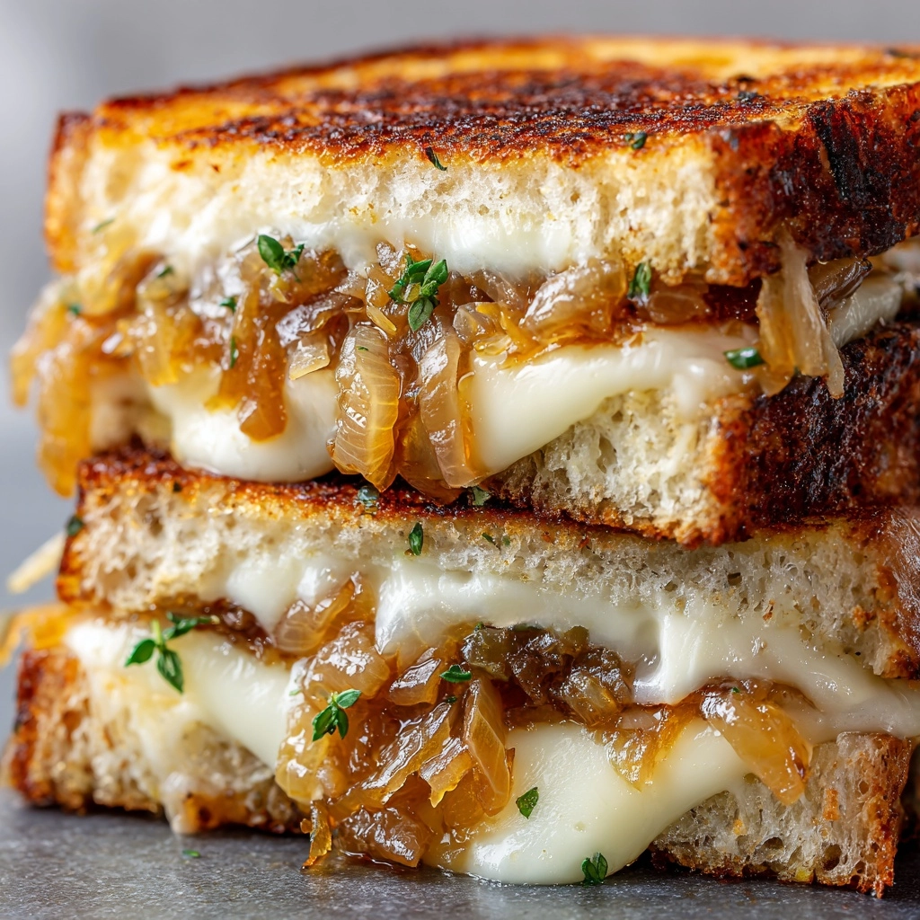 French Onion Grilled Cheese Recipe - Recipe Image