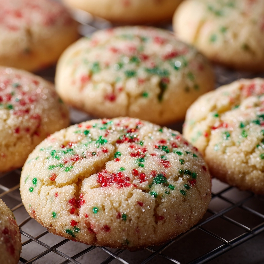 Christmas Gooey Butter Cookies Recipe - Recipe Image