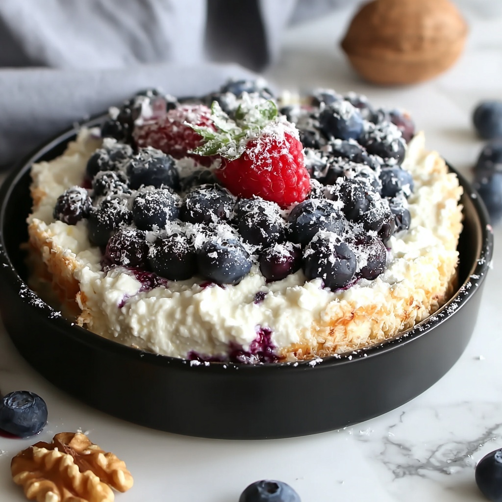 Blueberry Cottage Cheese Breakfast Bake Recipe - Recipe Image