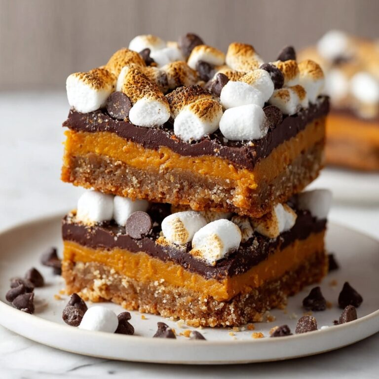 Pumpkin S’mores Bars Recipe