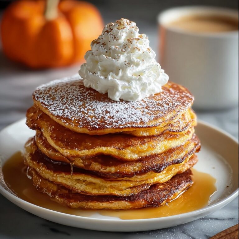 Fluffy Spiced Pumpkin Pancakes Recipe