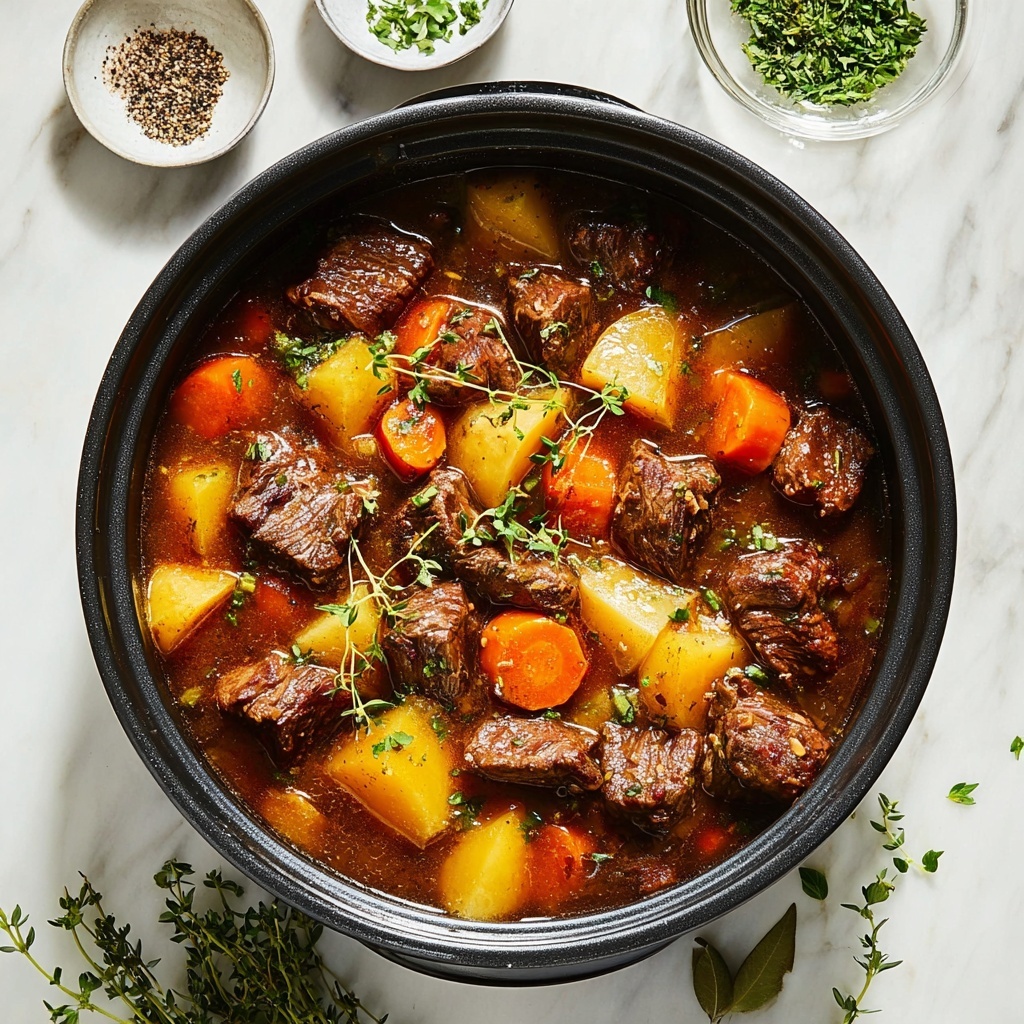 Slow Cooker Beef Stew Recipe - Recipe Image