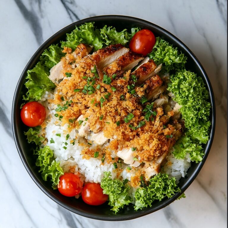 Chicken Caesar Crispy Rice Salad Recipe